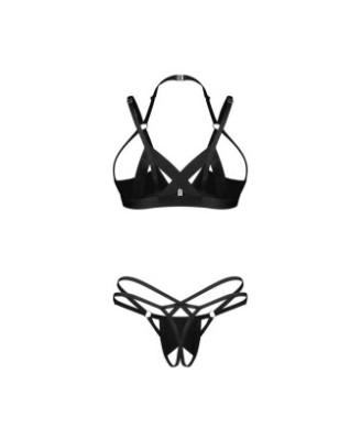 Keira Lise ensemble lingerie ouvert noir